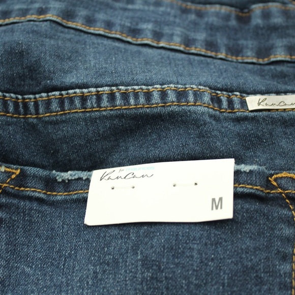 Kancan Exclusive For Maurices Maternity Blue Short Overalls Size M - Picture 9 of 10